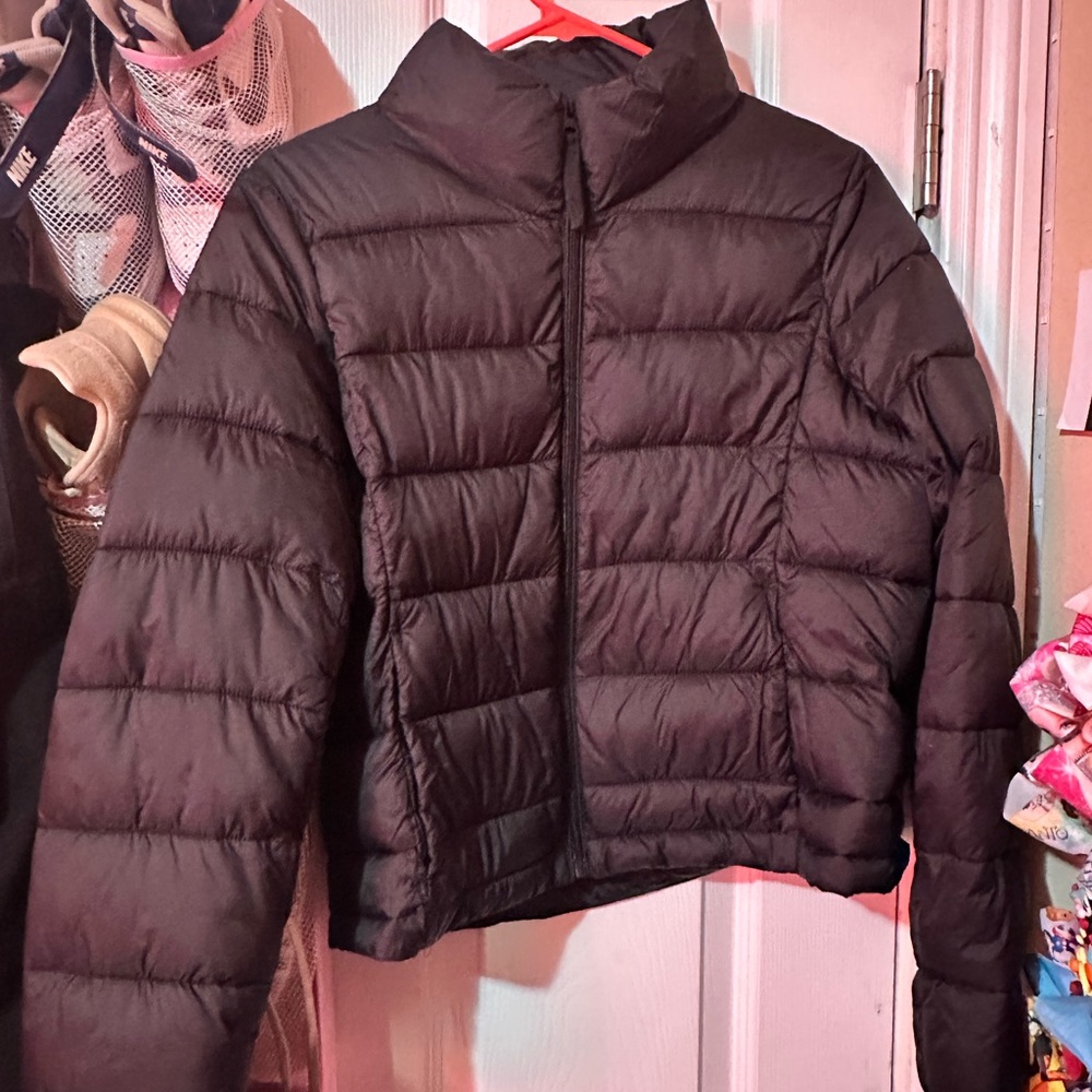 Womens black puffer